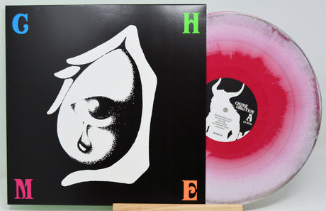 CHIME Oblivion limited edition pink swirl vinyl with bold black cover featuring abstract artwork