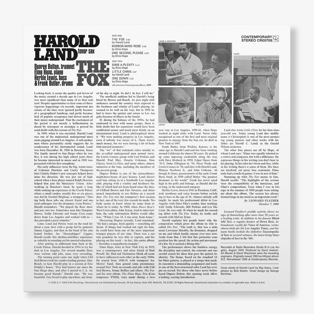 Land, Harold - The Fox