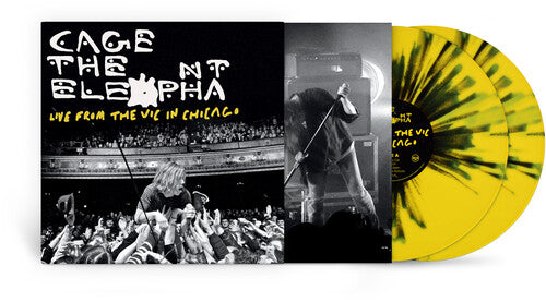 Cage the Elephant Live from The Vic in Chicago exclusive yellow splatter vinyl album set