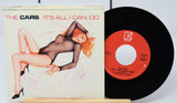 Vinyl record and cover of 'The Cars' album 'It's All I Can Do'.