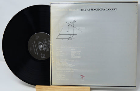 Vinyl record with its cover titled 'The Absence of a Canary' by Mac DeMarco.