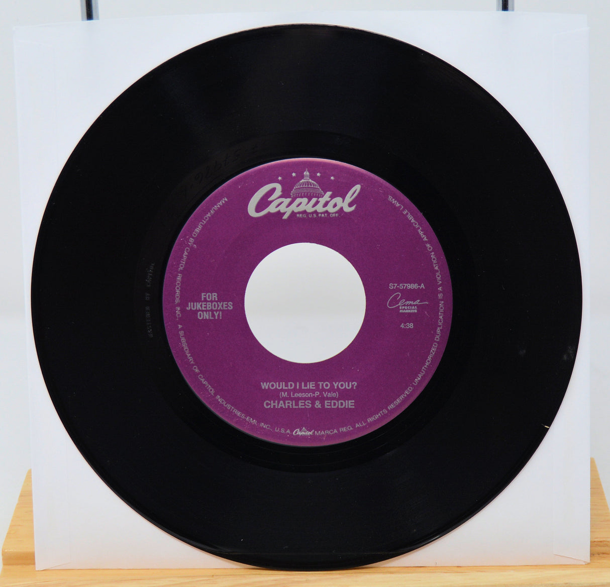 Charles & Eddie - Would I Lie To You? / N.Y.C.