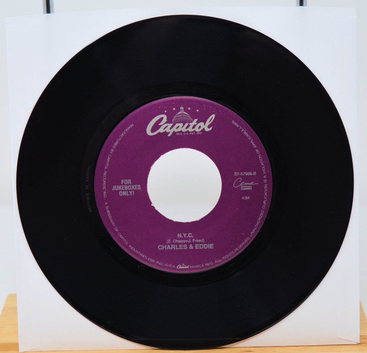 Charles & Eddie - Would I Lie To You? / N.Y.C.