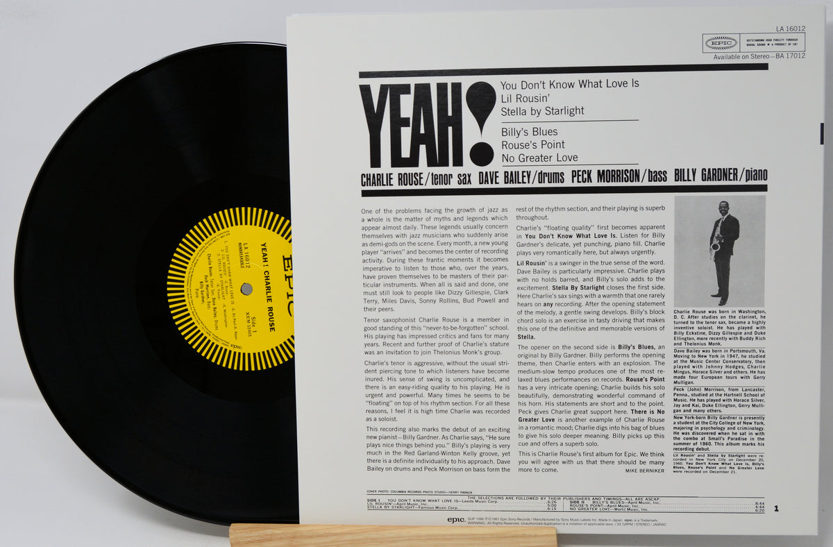 Rouse, Charles- Yeah!