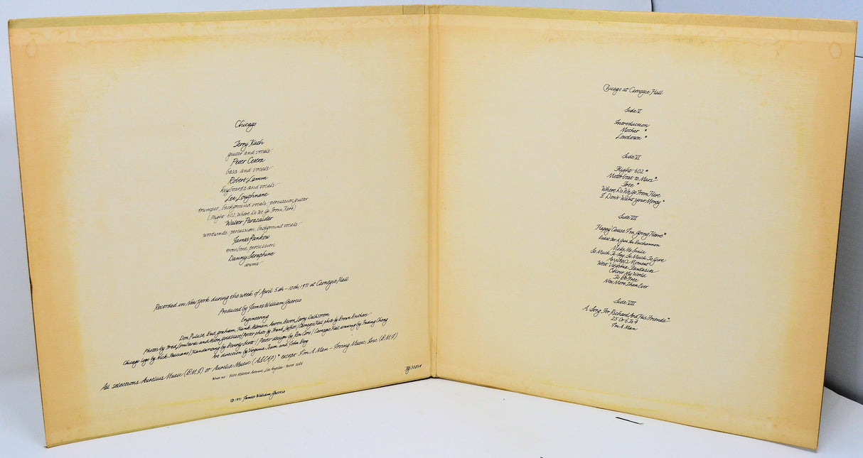 Chicago - At Carnegie Hall: Volumes III And IV