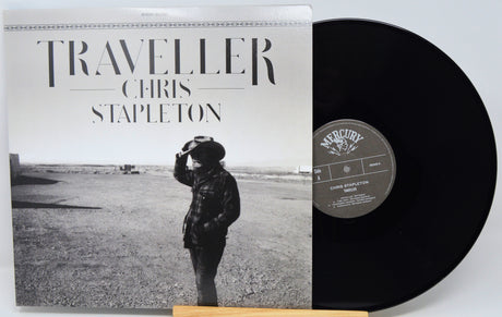 Vinyl record with 'Traveller' by Chris Stapleton on the cover