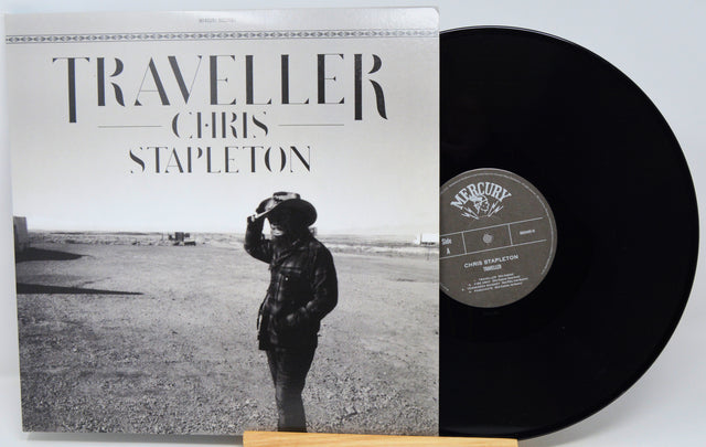 Vinyl record with 'Traveller' by Chris Stapleton on the cover