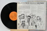 Back cover of Clarence Frogman Henry's vinyl album with tracklist and illustrated children