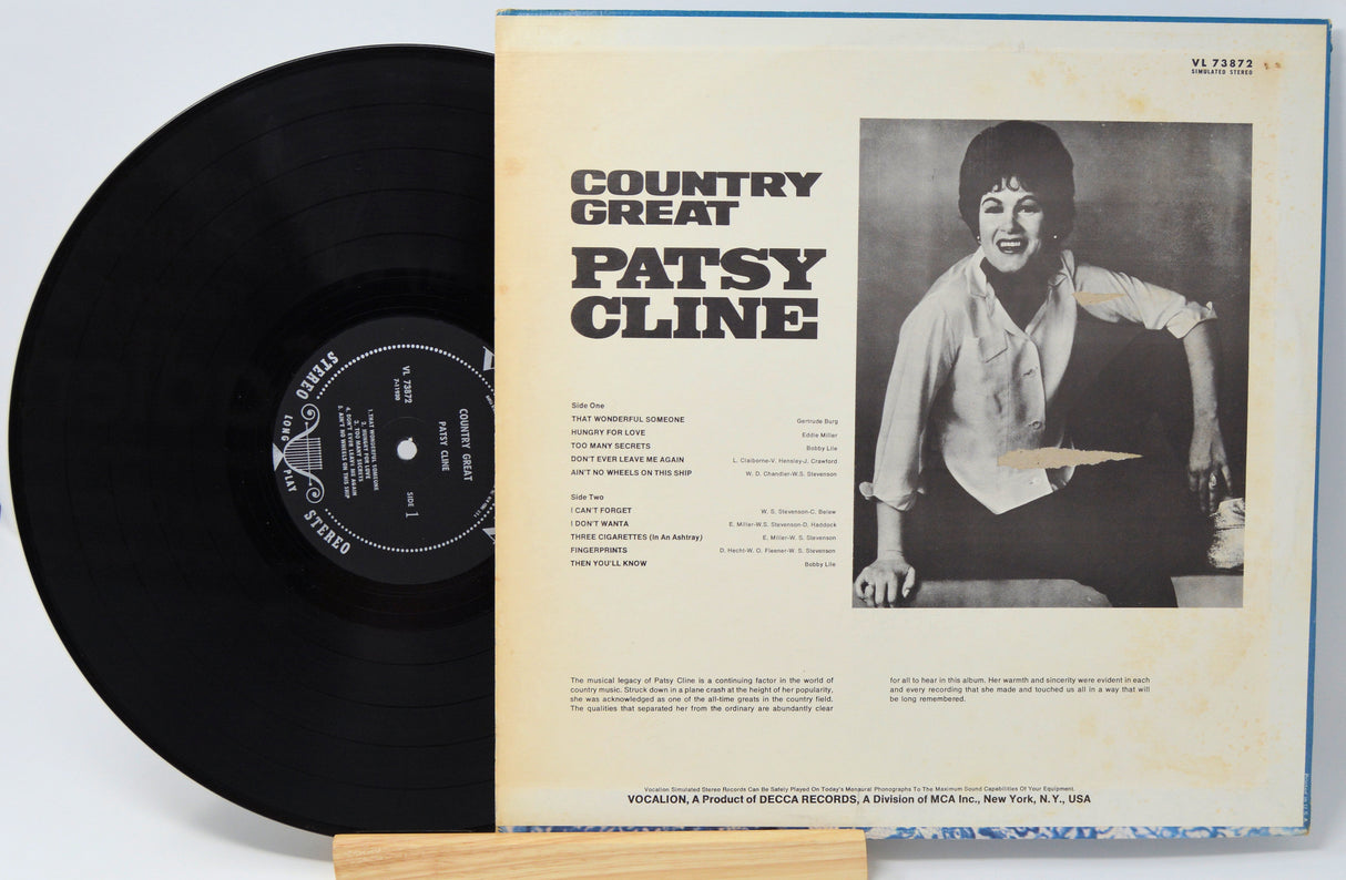 Cline, Patsy - Country Great!