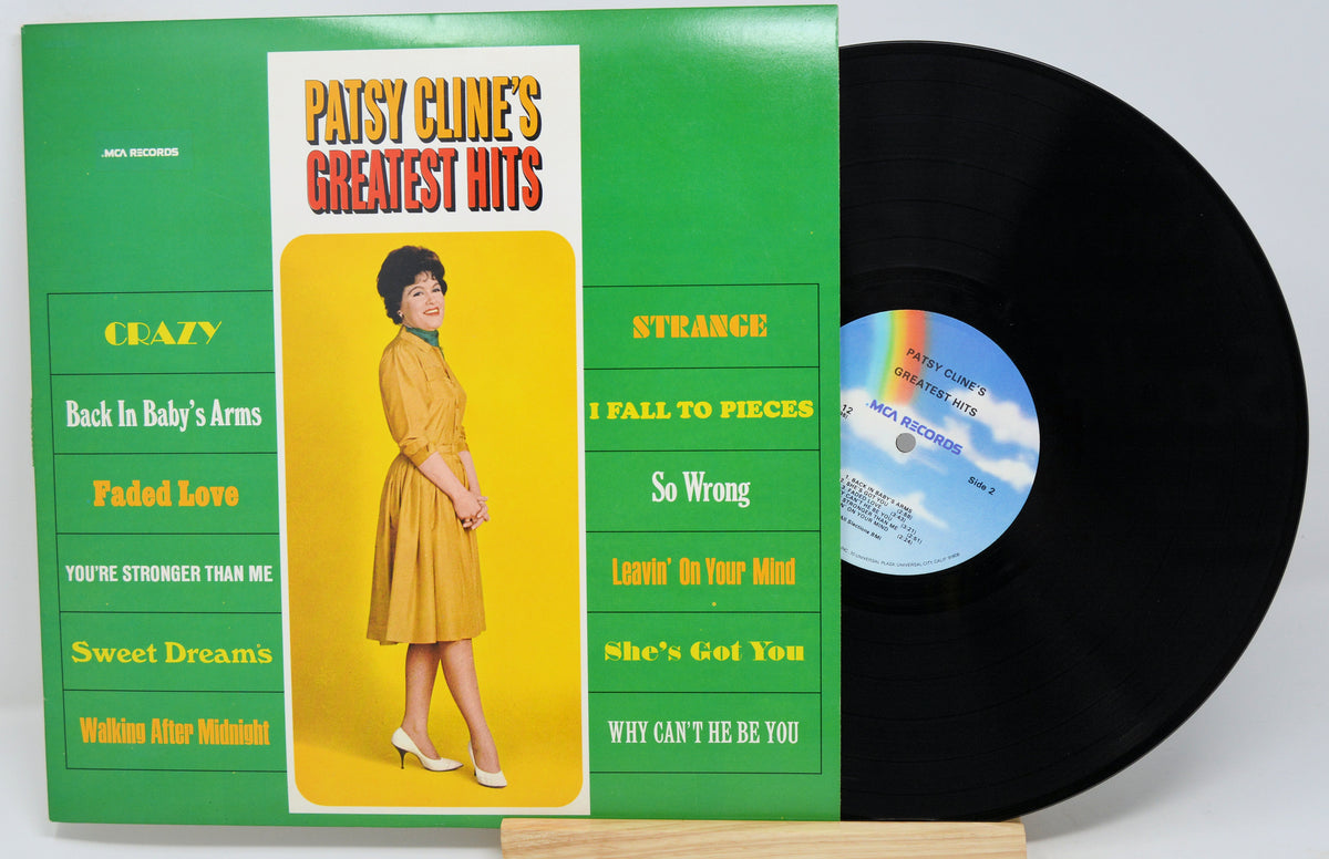 Patsy Cline Records Patsy Cline - Greatest Hits, Vinyl Record Album LP, MCA-12 – Joe's Albums