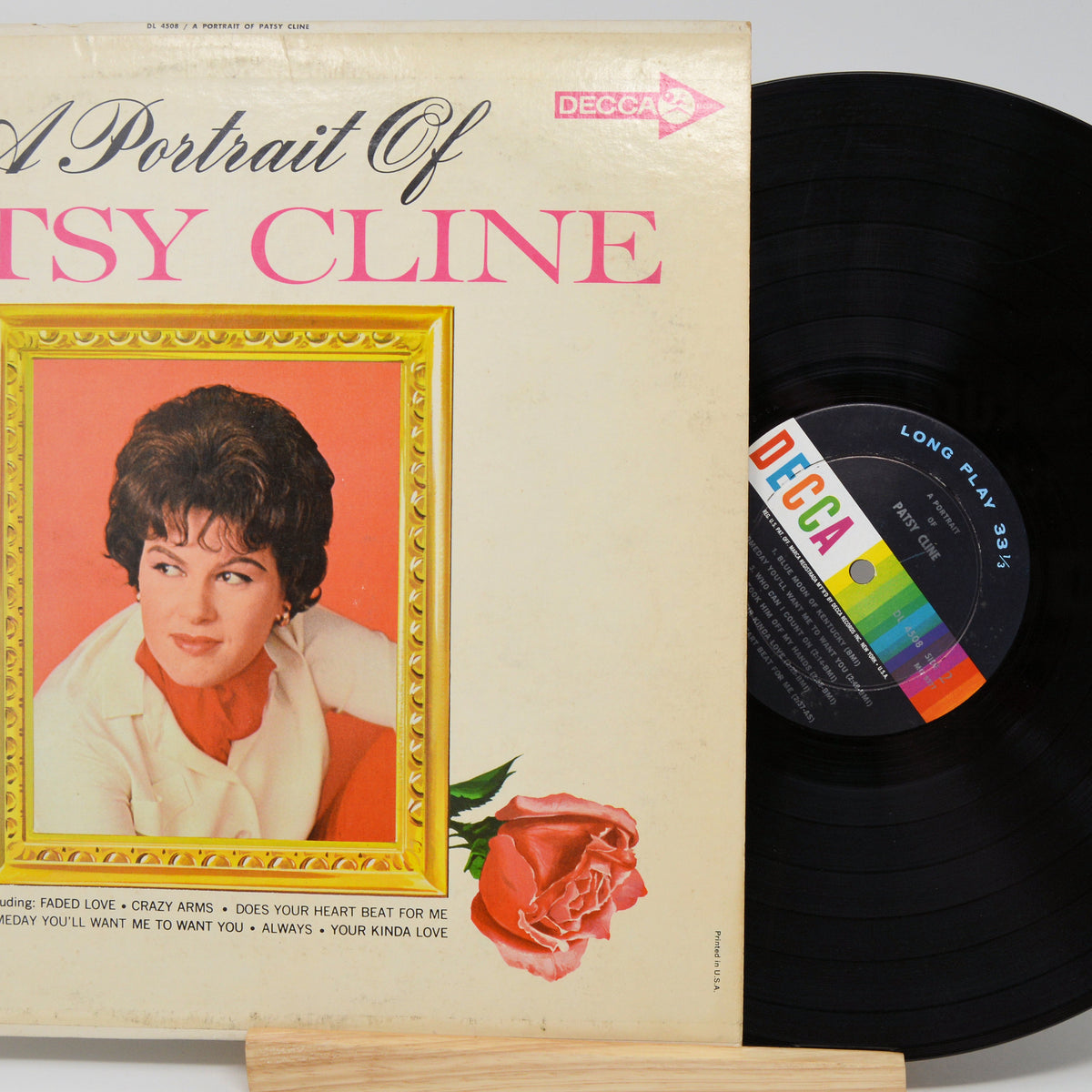 Patsy Cline - Portrait Of, Vinyl Record Album, Decca DL-4508 – Joe's Albums