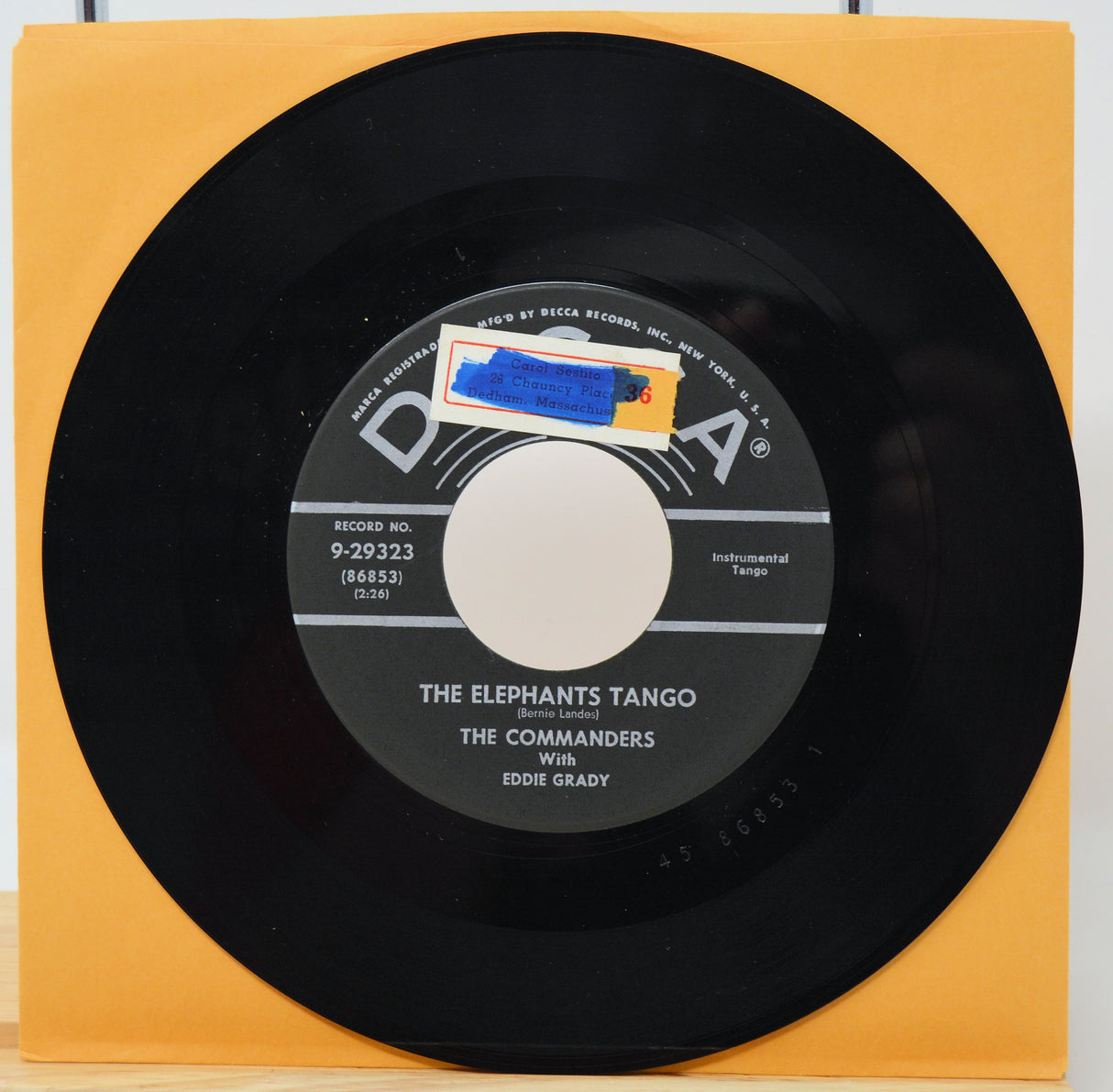Commanders, The - The Elephants Tango