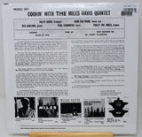 Back cover of 'Cookin' With The Miles Davis Quintet' featuring album details and track list