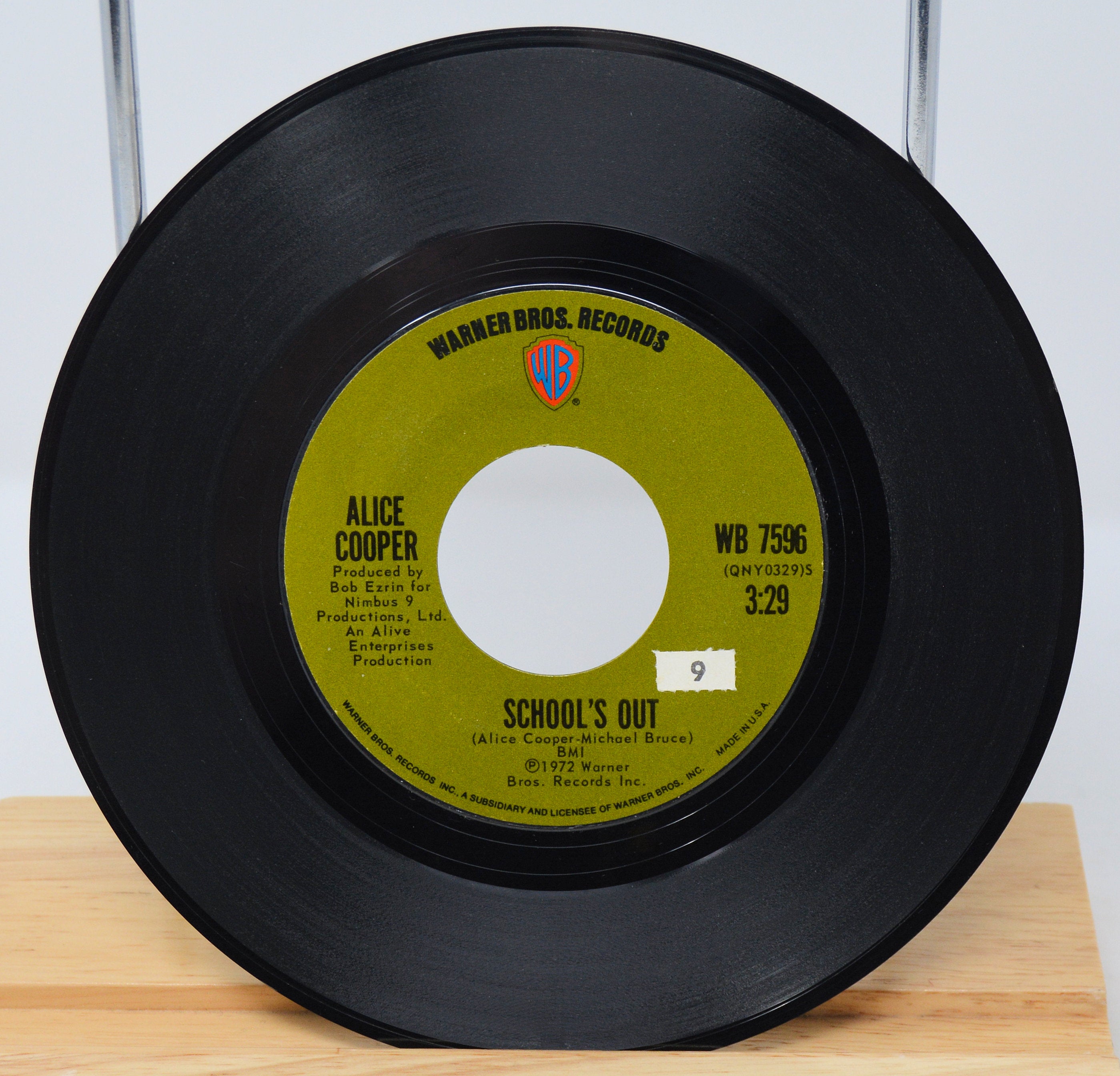 Alice Cooper – School's Out – Vinyl (4-Pronged Centre, 7