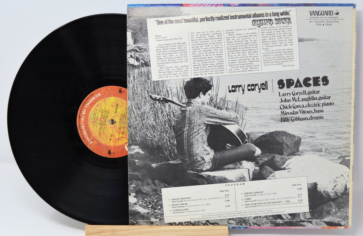 Corey Spaces Coryell, Larry - Spaces, Vinyl Record Album LP, Jazz – Joe's Albums