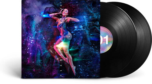 Double vinyl LP featuring cosmic-themed cover art with a vibrant, glowing figure