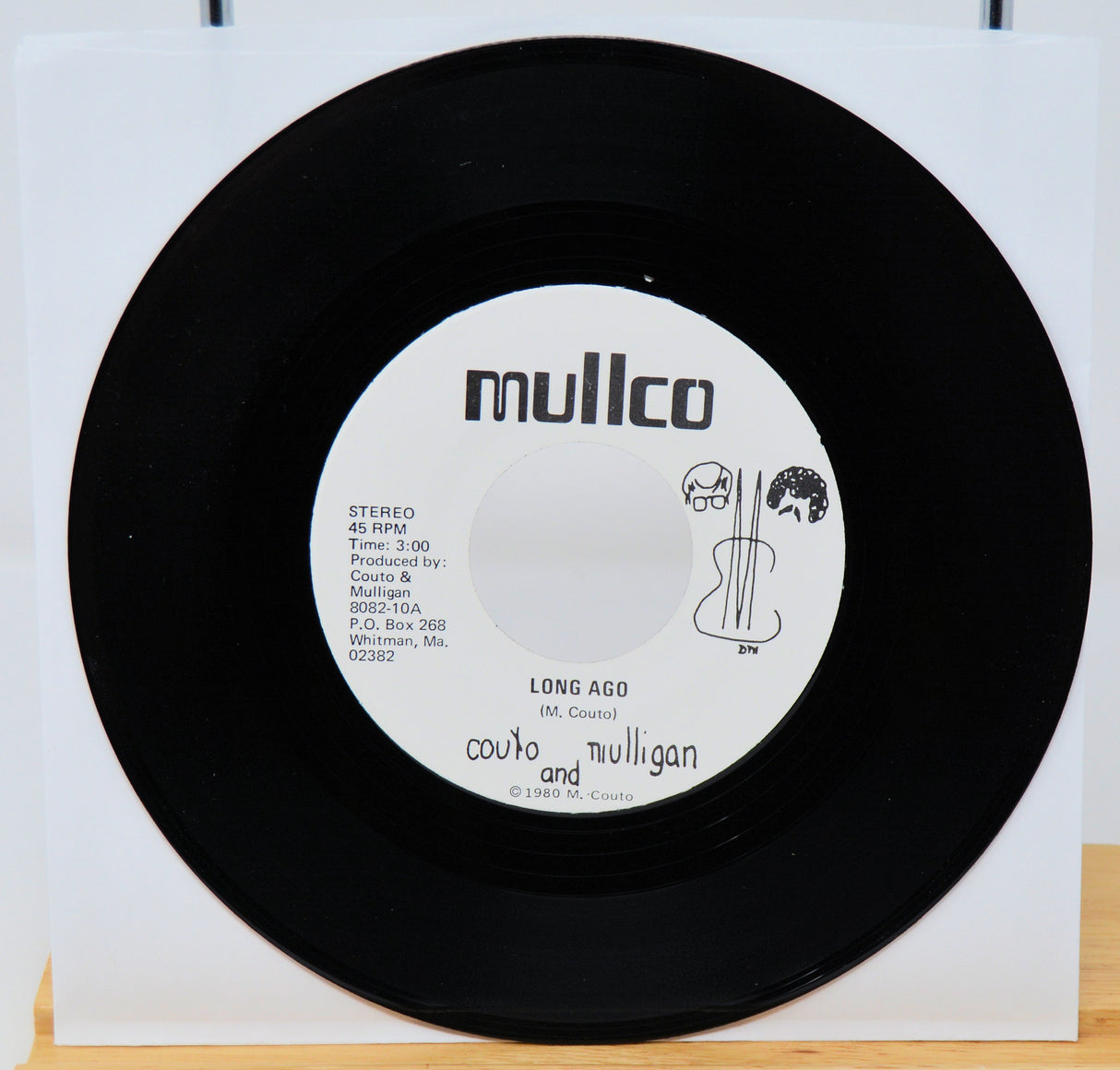 Vinyl record with a dramatic cover featuring a close-up of a person's face.