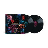 The Cranberries 'Live at the London Atrium' vinyl record album with the illustrated sleeve cover and two black records partially pulled out, shown on a plain white background.