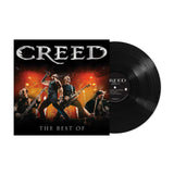 Creed The Best Of vinyl record with vibrant concert image cover
