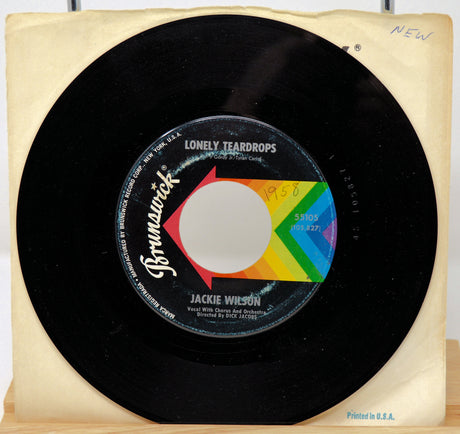 Wilson, Jackie - Lonely Teardrops / In The Blue Of Evening