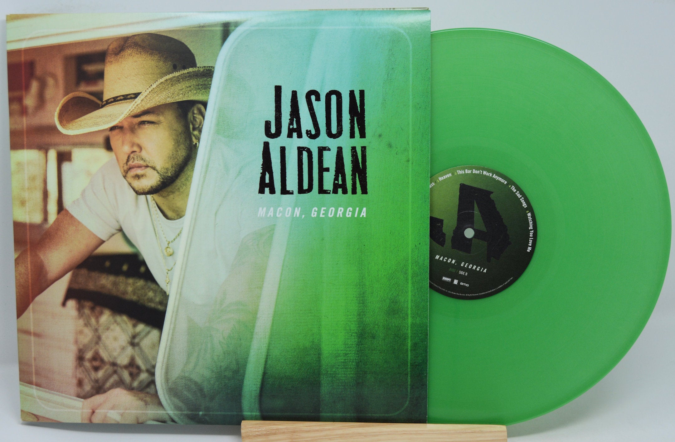 Jason Aldean - Macon, Georgia, Vinyl Record 3LP, Green – Joe's Albums
