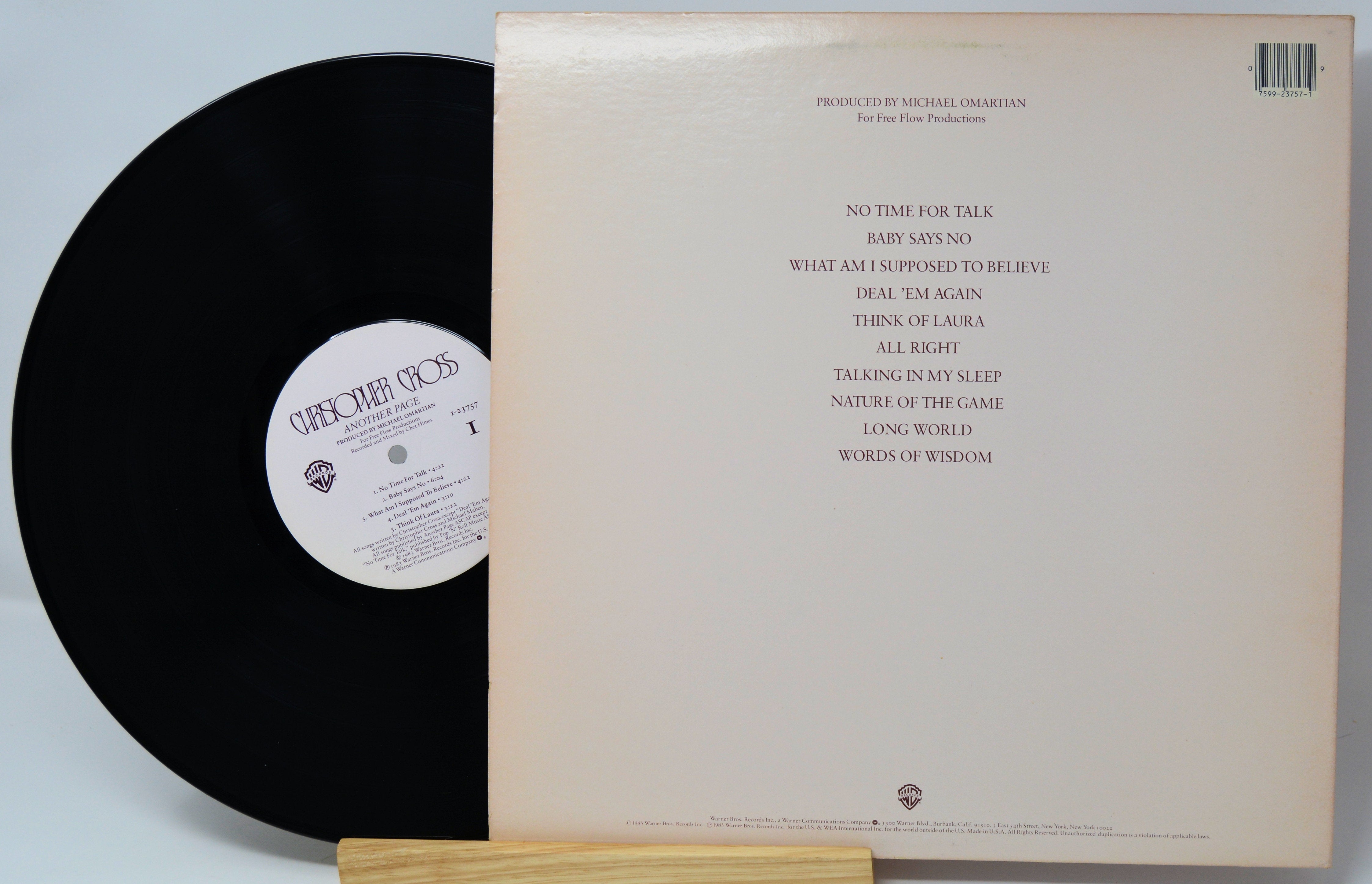 Cross, Christopher - Another Page, Vinyl record Album LP – Joe's
