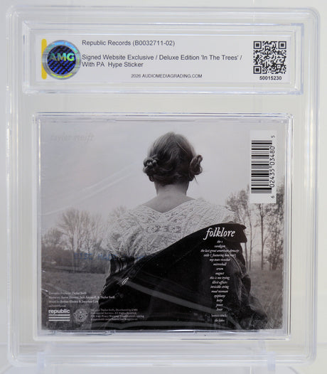 Swift, Taylor - Folklore Signed CD, AMG Graded 9