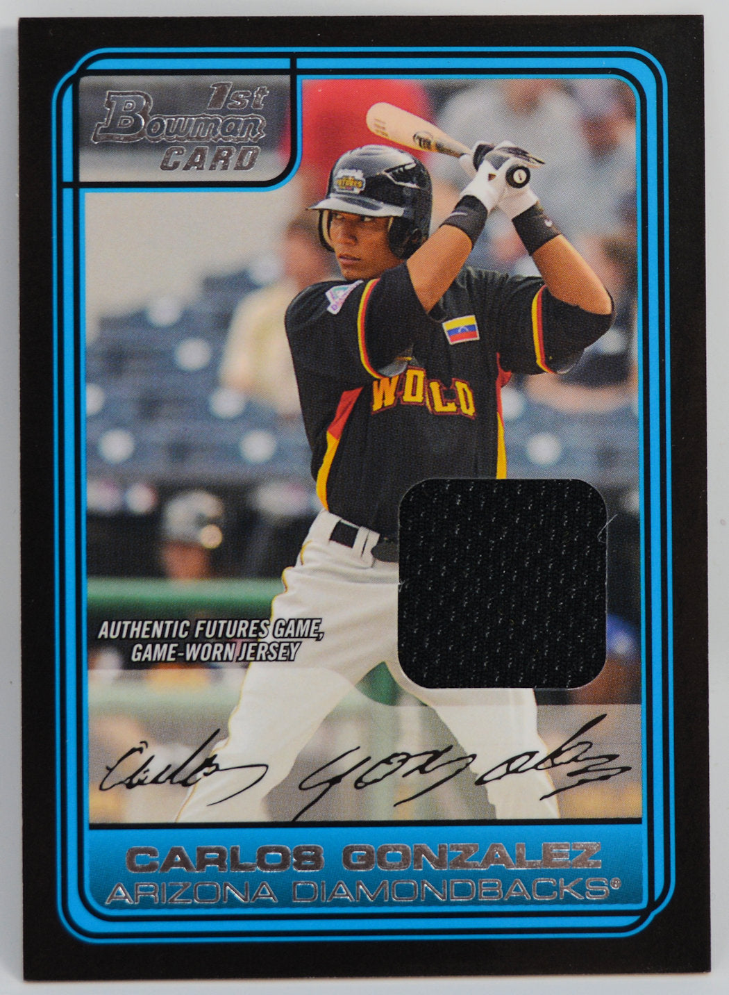 Gonzalez, Carlos - 2006 Bowman Jersey RC
