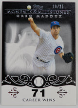 Maddux, Greg - 2008 Milestones Black 09/25