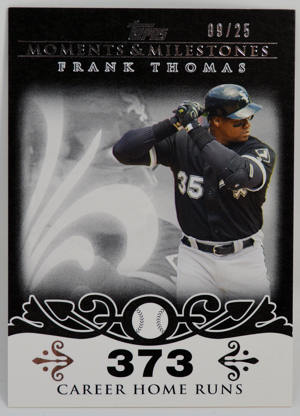 Thomas, Frank - 2008 Milestones Black 09/25