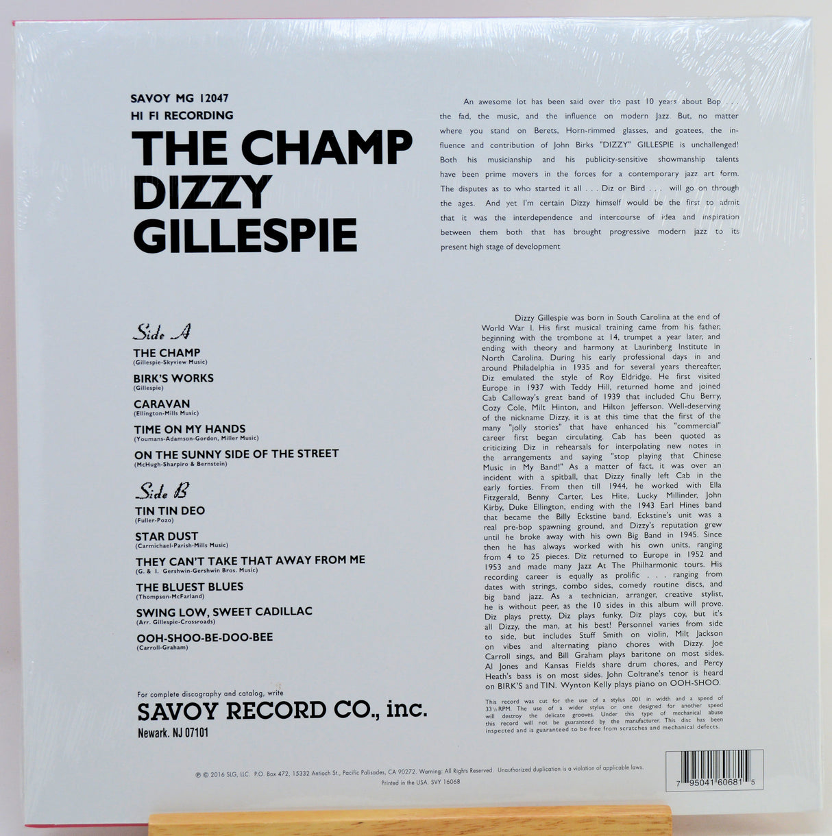 Gillespie, Dizzy - The Champ
