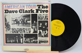 Vinyl record and cover for 'American Tour' by The Dave Clark Five on a light gray background