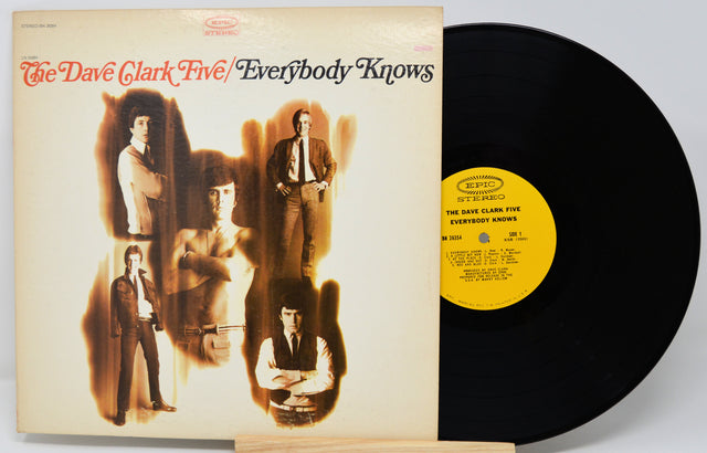 Vinyl record and cover of 'Everybody Knows' by The Dave Clark Five