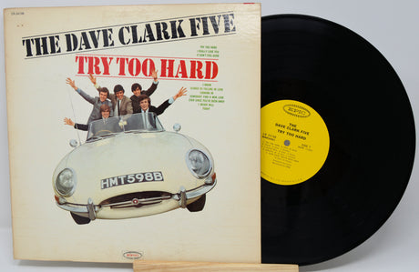 Vinyl record and cover of 'Try Too Hard' by The Dave Clark Five