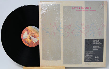 Vinyl record with cover featuring a map and text on a light gray background