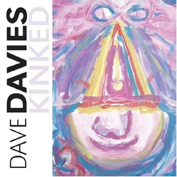 Book cover of 'Kinked' by Dave Davies with colorful abstract design