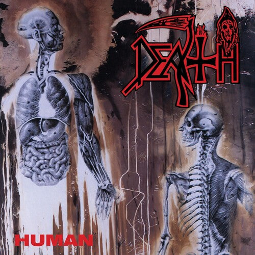 Album cover with skeletons and the band 'Death' logo.