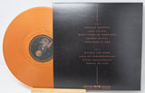 Back cover and orange vinyl of Death 'Non Analog: On Stage Series, Belgium 1991' LP with tracklist