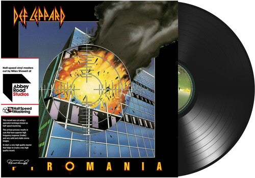 Vinyl record with a detailed cover featuring a clock design and text.