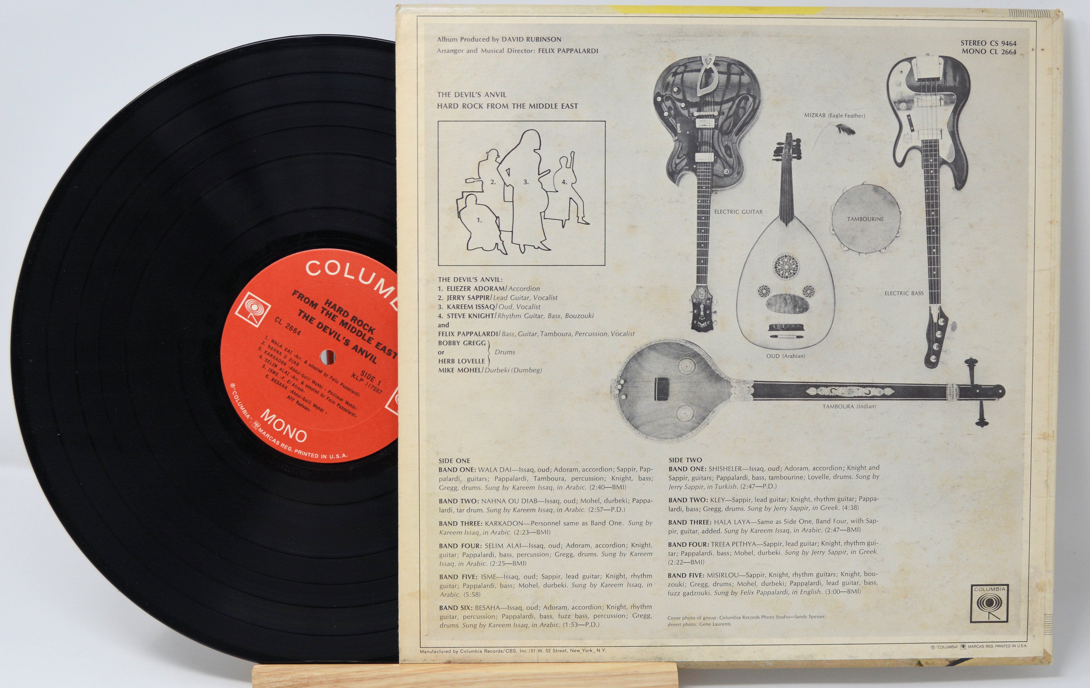 Devil's Anvil - Hard Rock From The Middle East, Vinyl Record Album