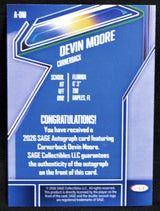 Devin Moore - Autograph 2026 Sage #'d