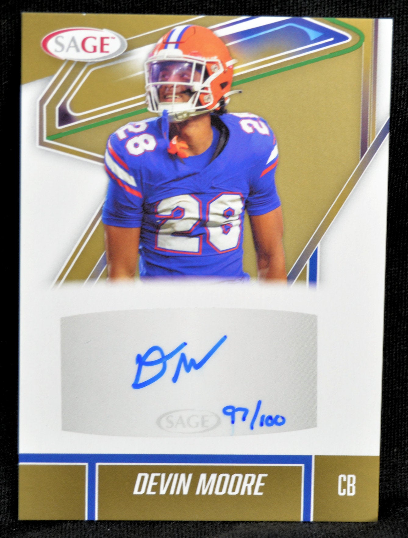 Devin Moore - Autograph 2026 Sage #'d