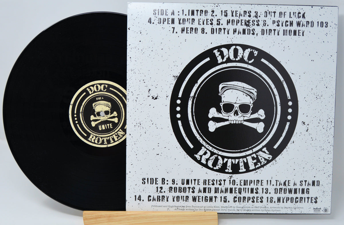 Doc Rotten Band Doc Rotten - Unite Resist, Vinyl Record Album LP, Punk, Havoc – Joe's ...
