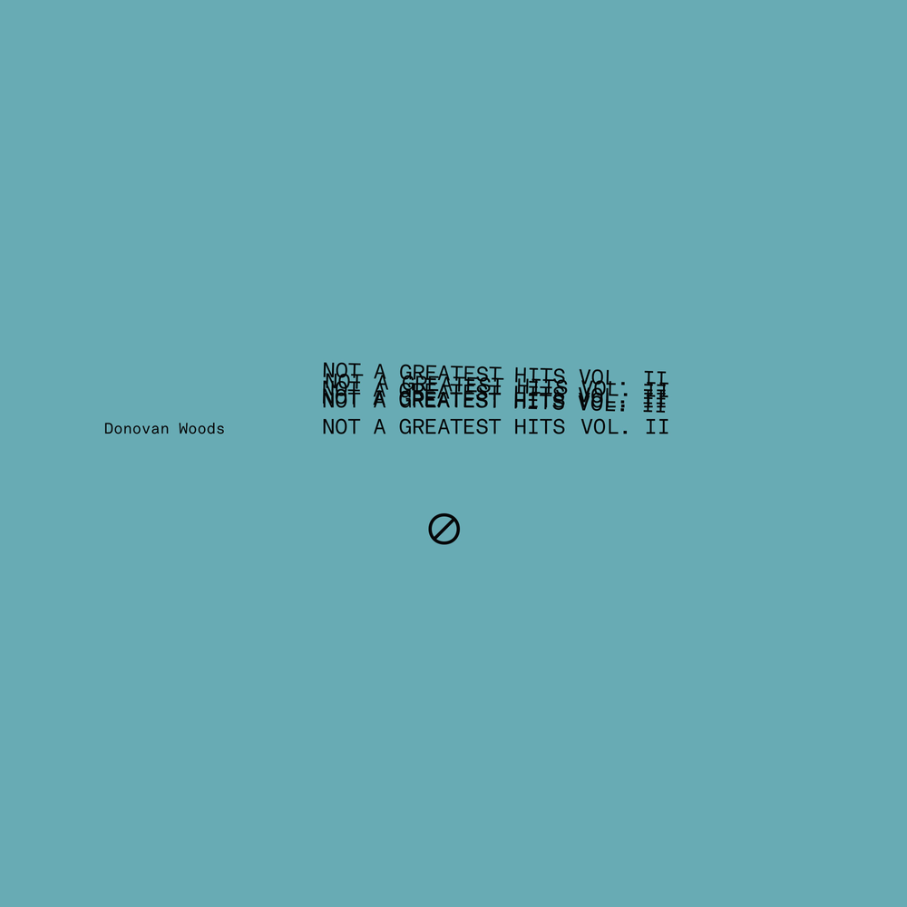 Album cover with text 'Not a Greatest Hits Vol. II' on a solid blue background