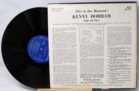 Vinyl record with cover featuring text about Kenny Dorham
