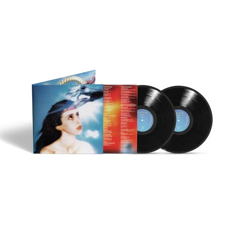 Double vinyl record set with surreal fantasy cover art and lyric insert