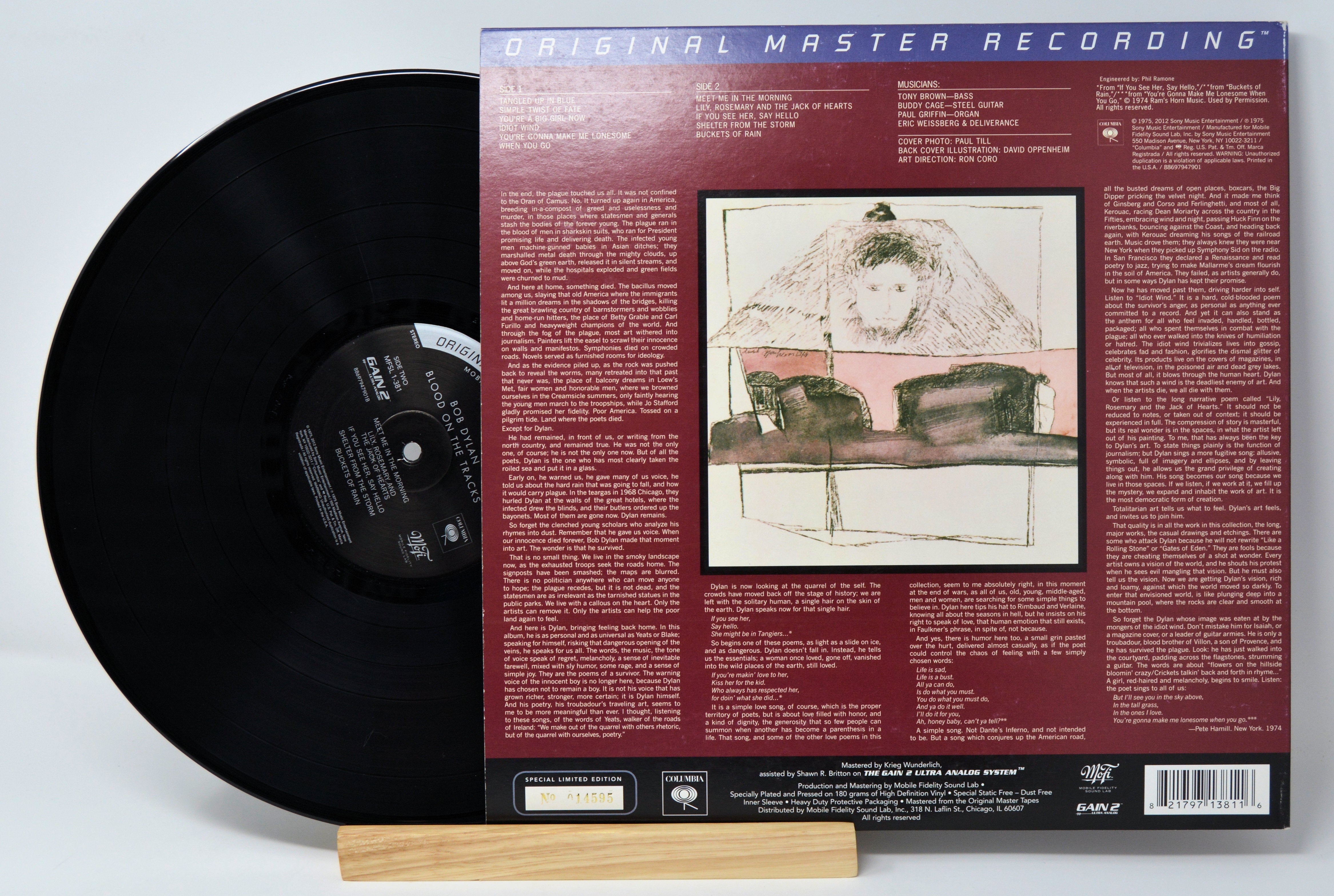 Bob Dylan - Blood On The Tracks (MFSL), Vinyl Record Album