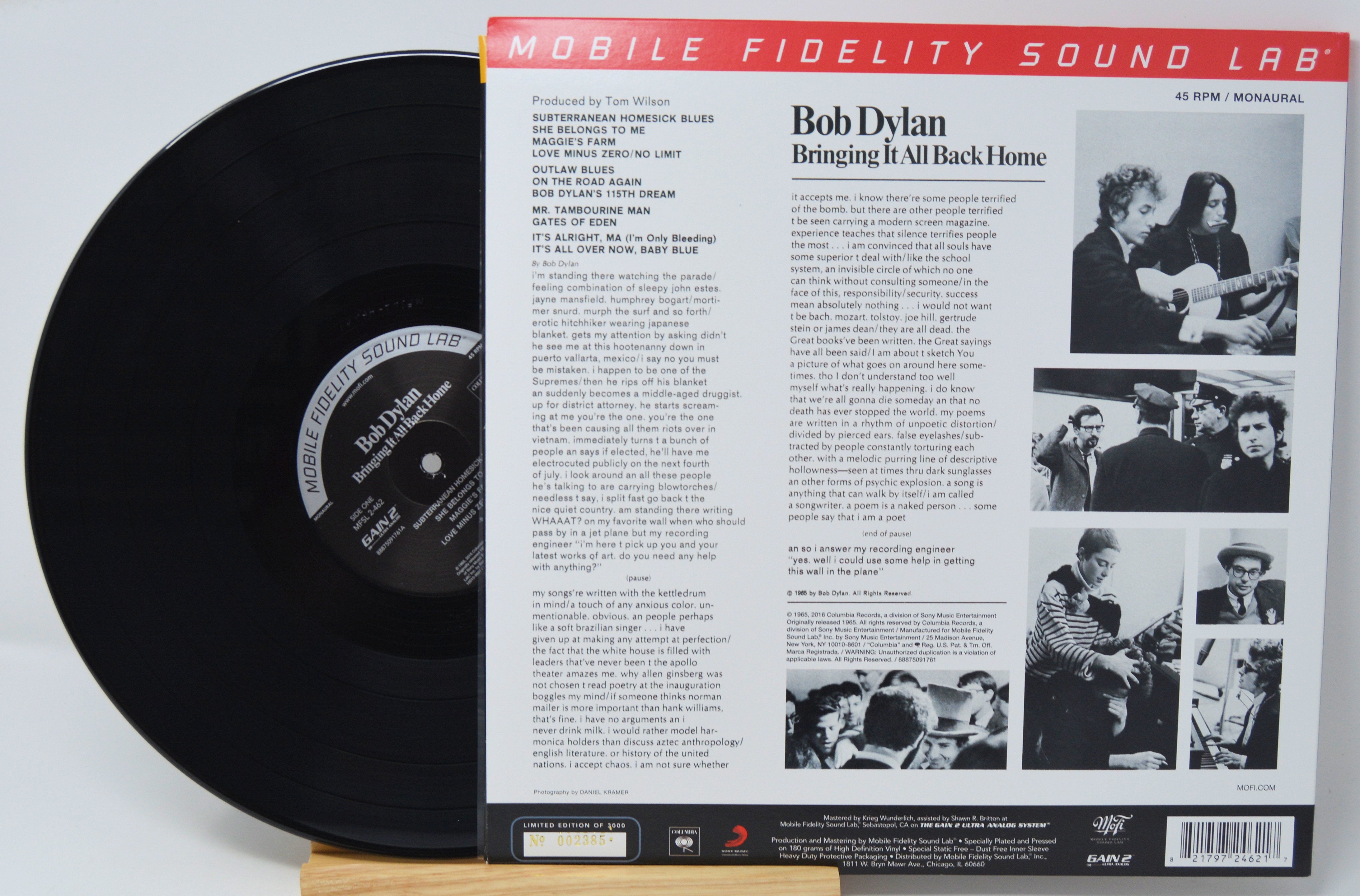 Dylan, Bob - Bringing It All Back Home, Vinyl Record Album LP