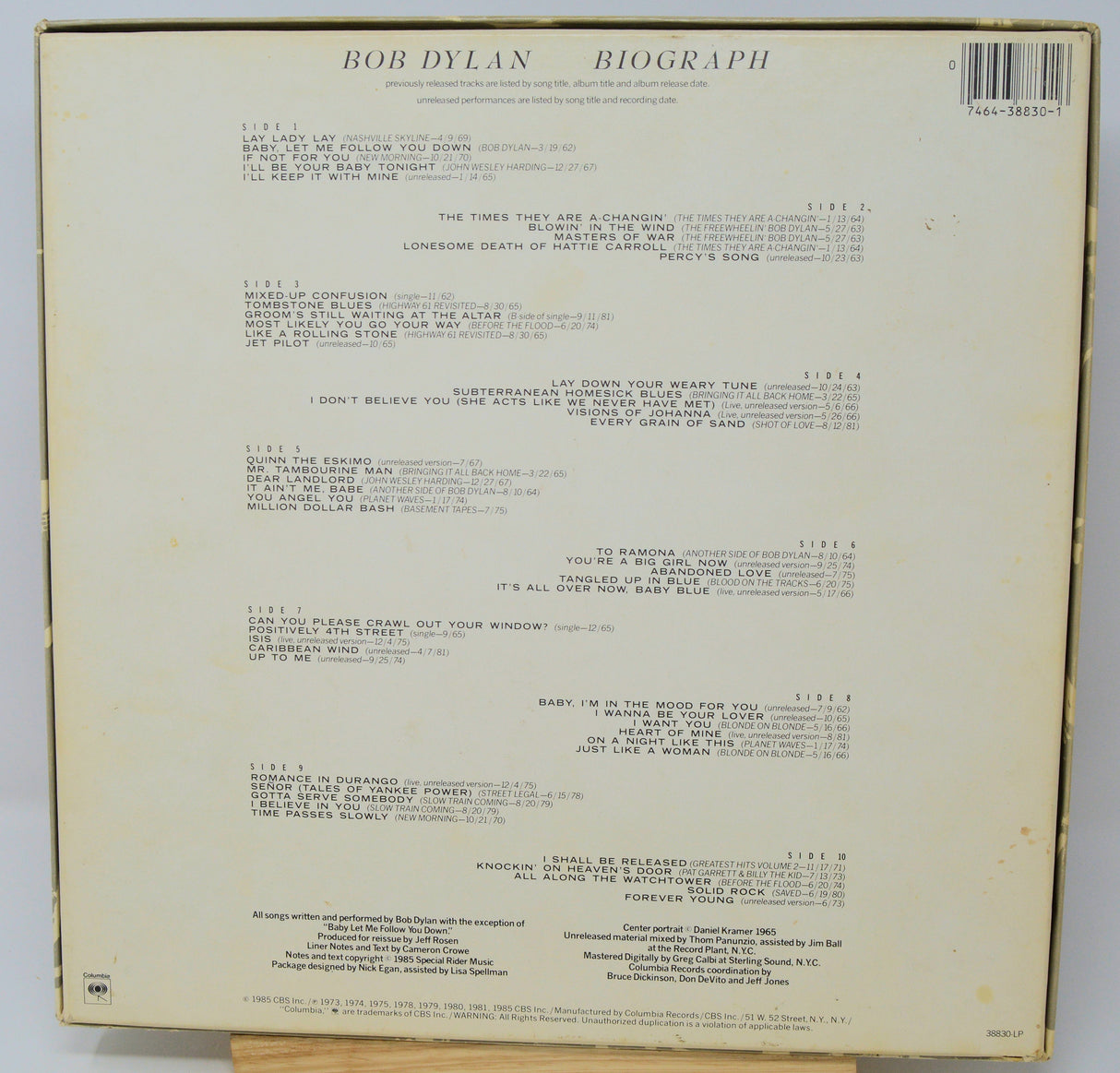 Dylan, Bob - Biograph