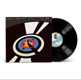 Vinyl record and cover titled 'Eagles Greatest Hits Volume 2' on a white background